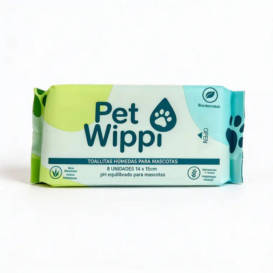 Pet wippi mini toallita h&uacute;meda de bolsillo