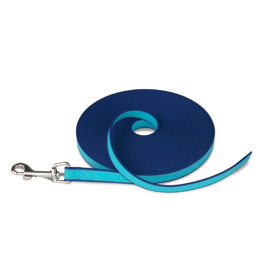Correa de entrenamiento impermeable Coachi azul marino y azul 10 m, , large image number null