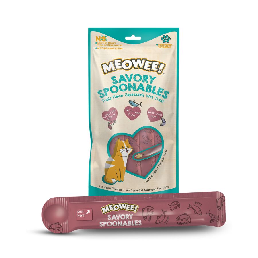 Meowee spoon salm&oacute;n - at&uacute;n y camar&oacute;n 56GR