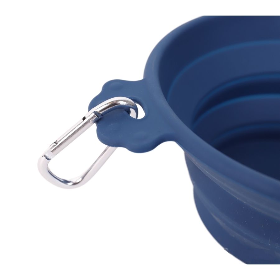 Gotoo plato plegable paw para mascotas color azul, , large image number null