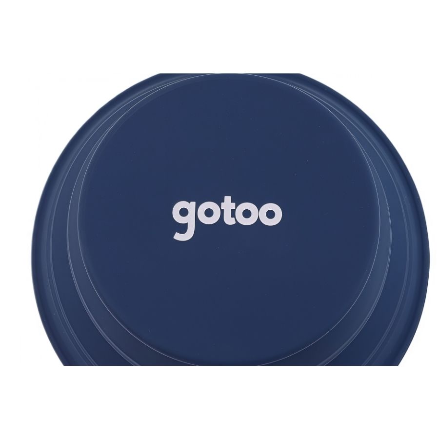 Gotoo plato plegable paw para mascotas color azul, , large image number null