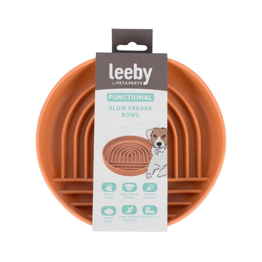 Leeby plato interactivo para mascotas comedero lento, , large image number null