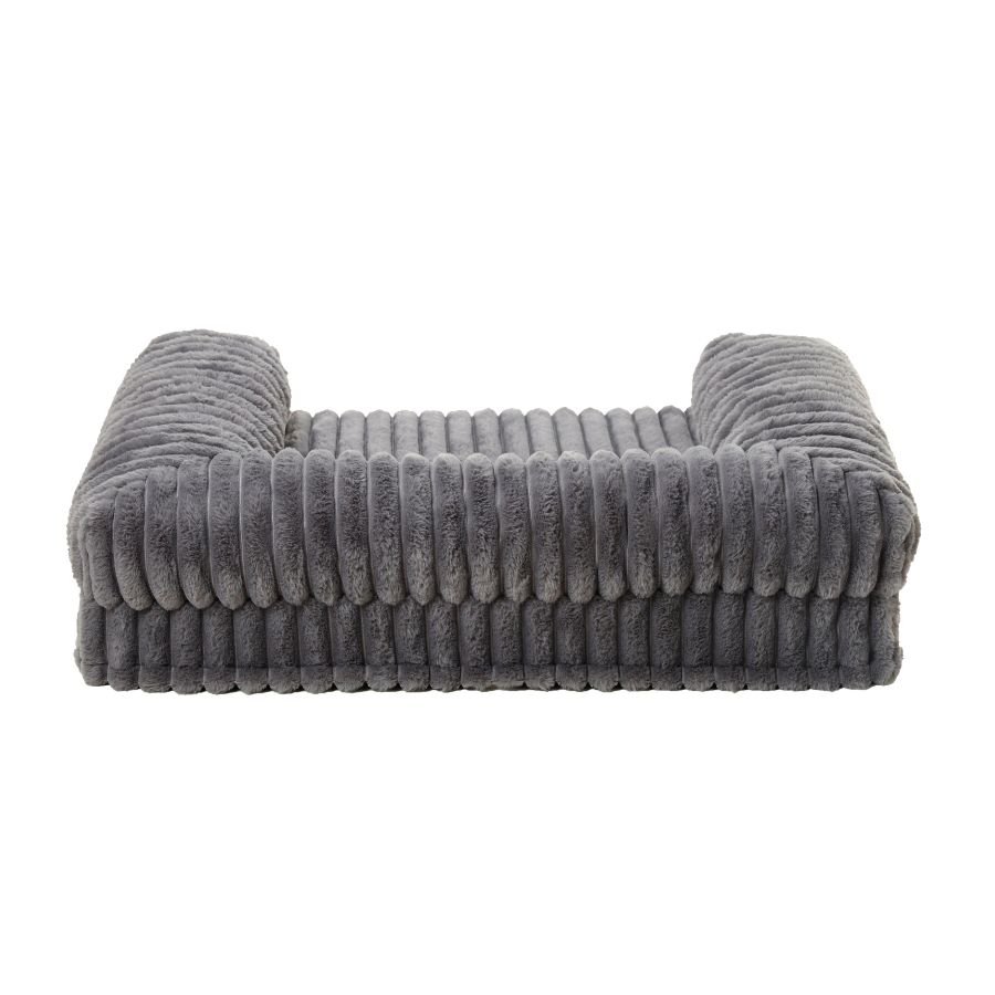 Leeby cama forma sof&aacute; para perros color gris, , large image number null