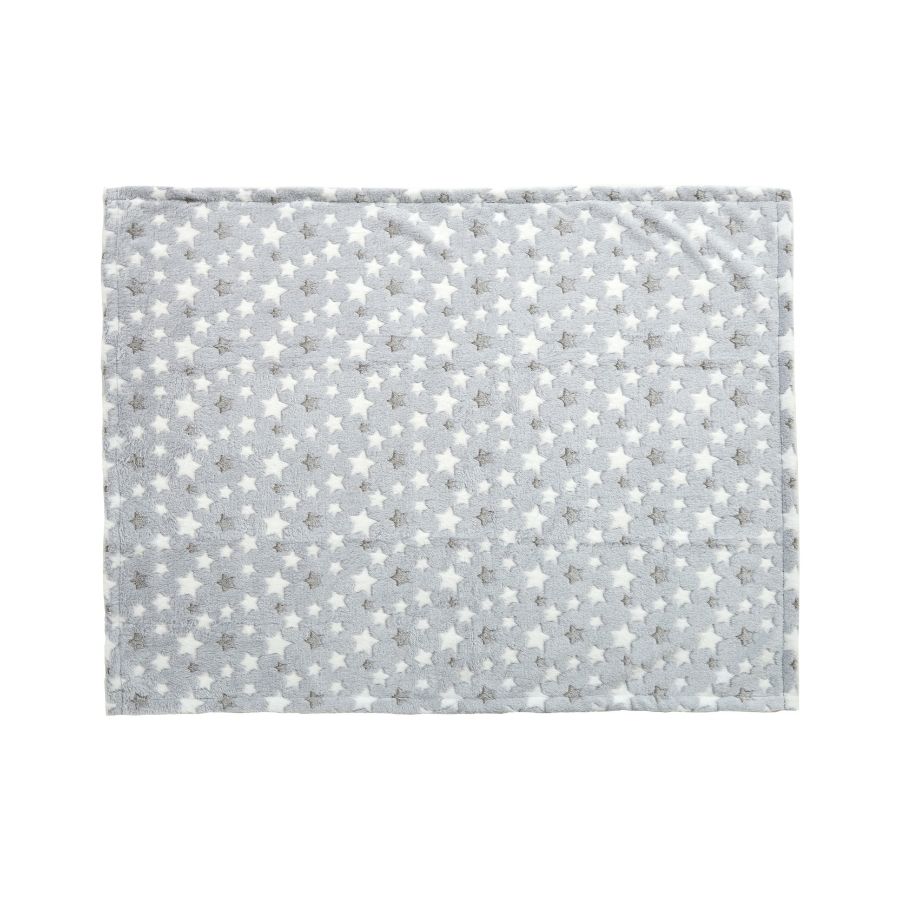 Leeby Manta Estampada De Estrellas Para Gatos Color Gris, , large image number null