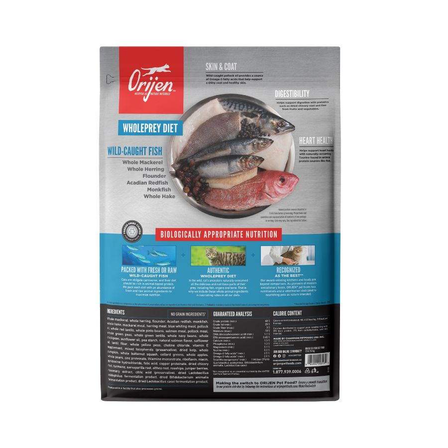 Orijen Six Fish Cat alimento para gato, , large image number null