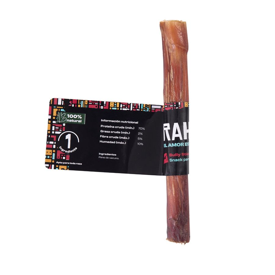 Rahue Bully stick vacuno 15cm para perros