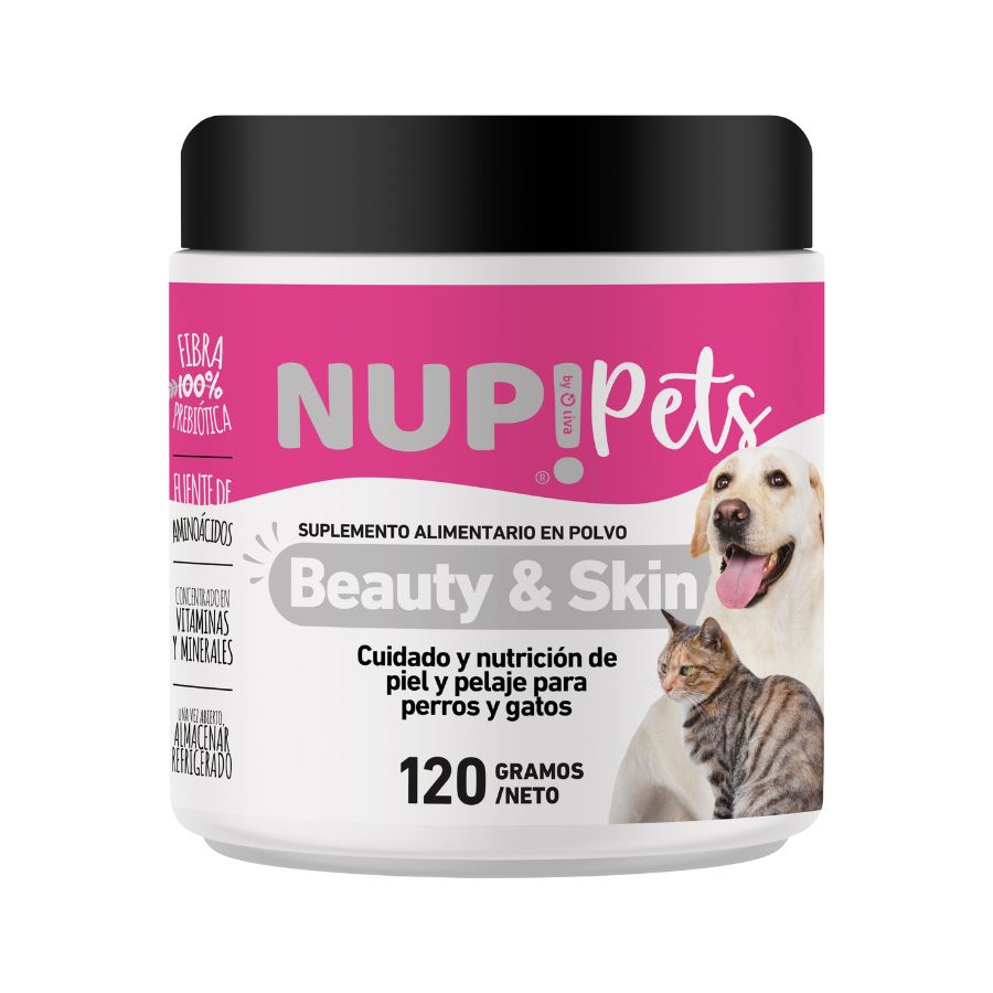 Nup!pets cuidado y nutrici&oacute;n de piel y pelaje para mascotas 120GR, , large image number null
