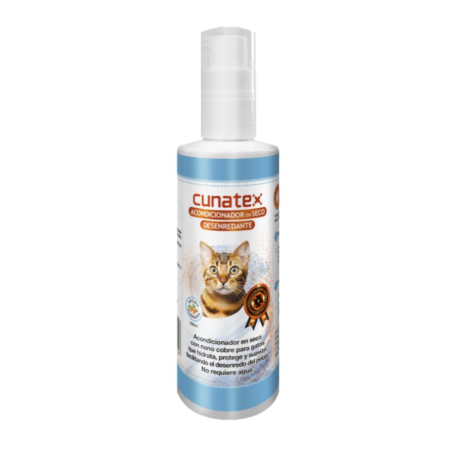 Cunatex acondicionador en seco desenredante gatos 250ML