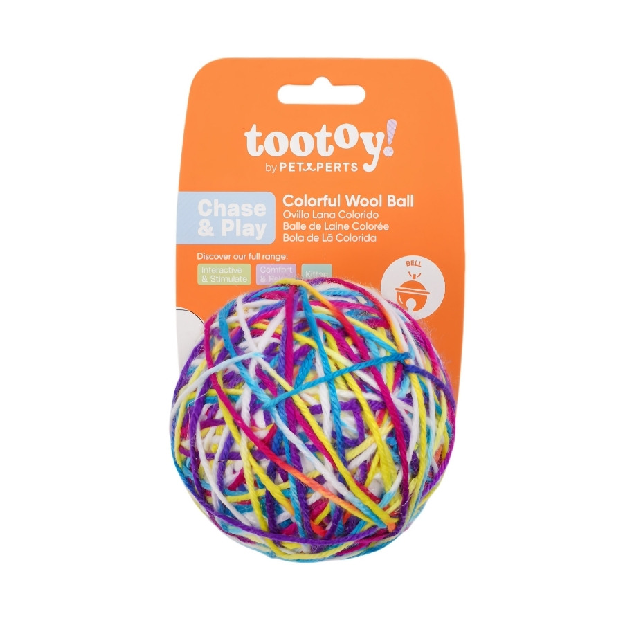 Tootoy! juguete pelota de lana para gato, , large image number null