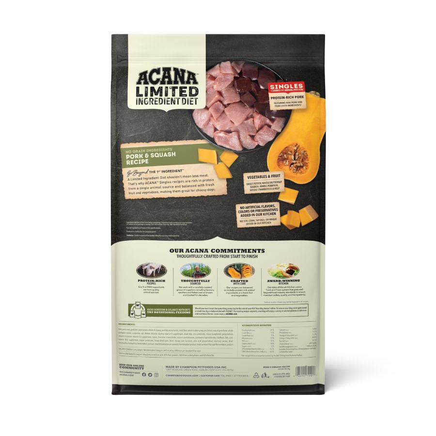 Acana Singles Pork & Squash alimento para perro, , large image number null