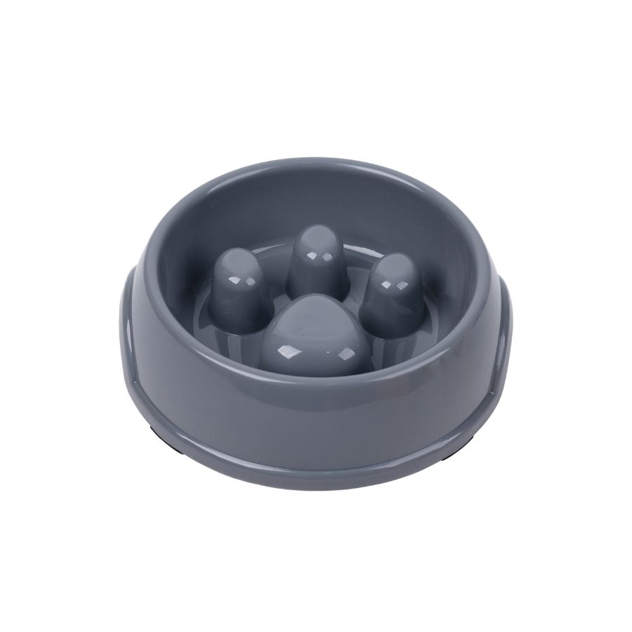 Leeby plato anti-ahogo para perros color gris, , large image number null