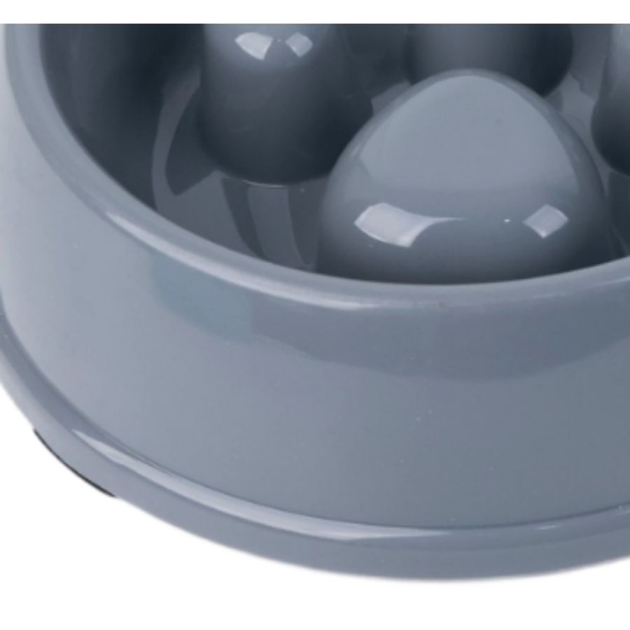 Leeby plato anti-ahogo para perros color gris, , large image number null