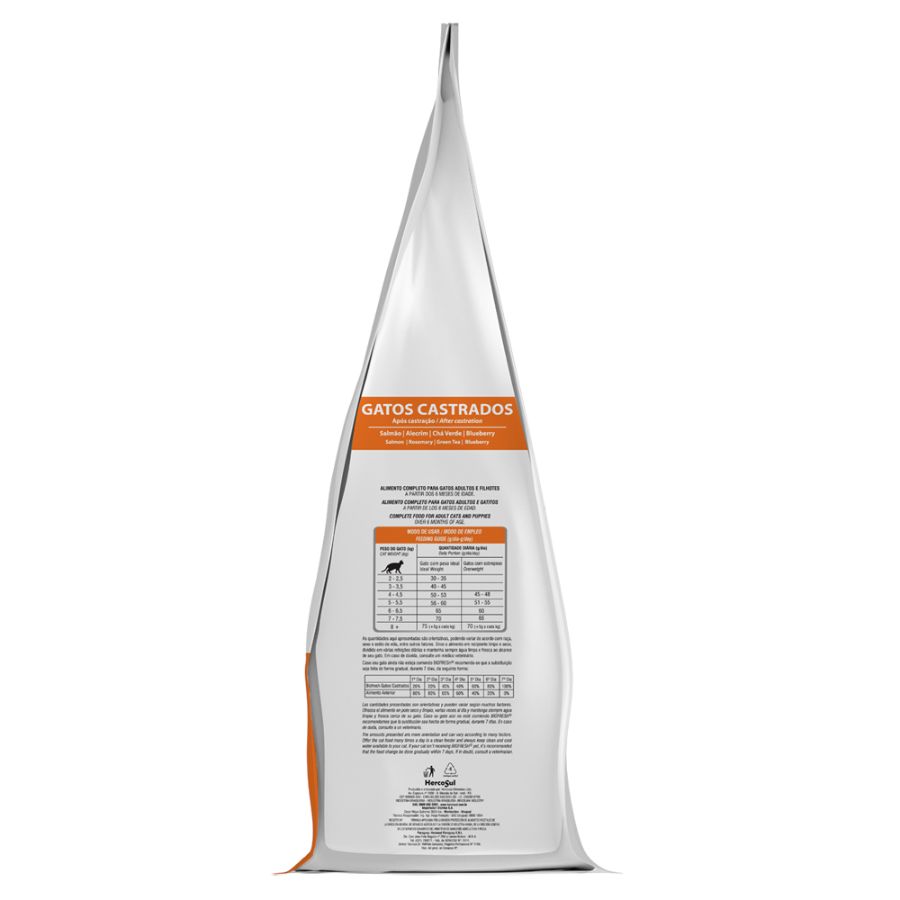 Biofresh super premium alimento seco natural para gatos castrados sabor salm&oacute;n, , large image number null