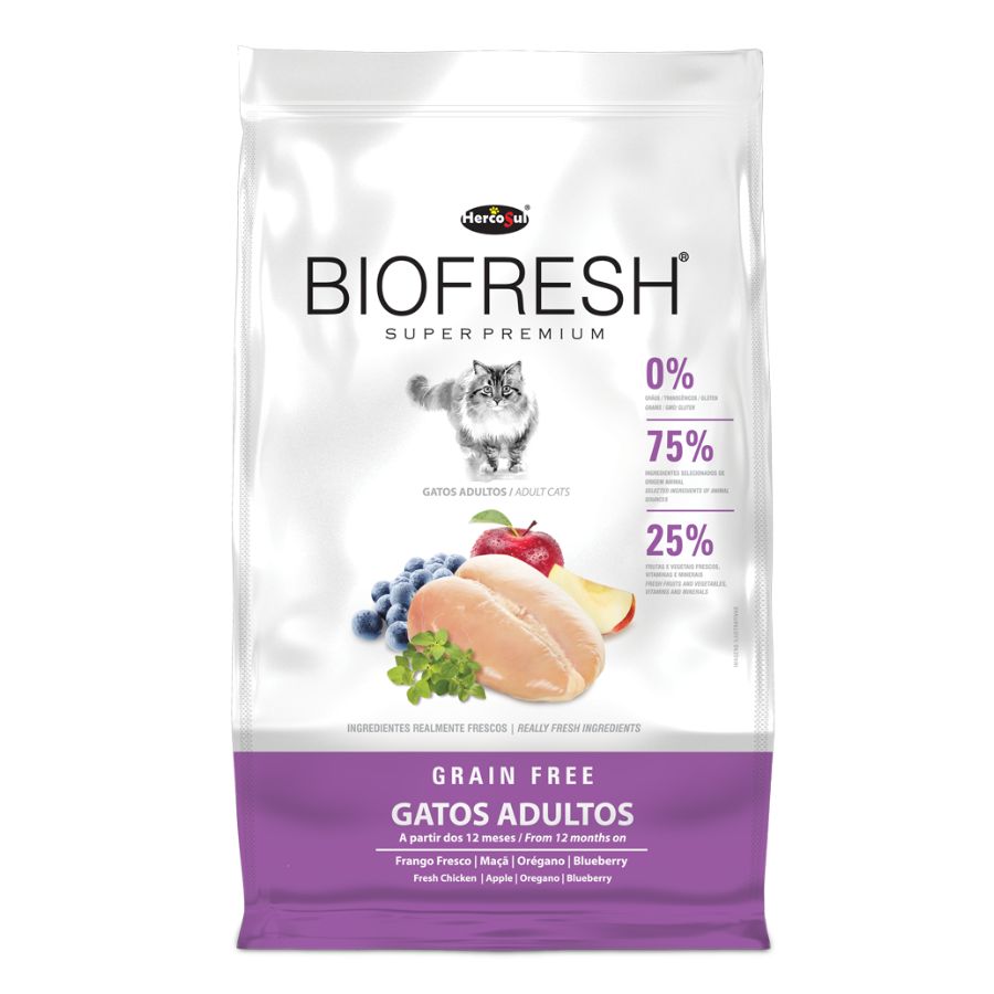 Biofresh super premium alimento seco para gatos adultos sabor pollo