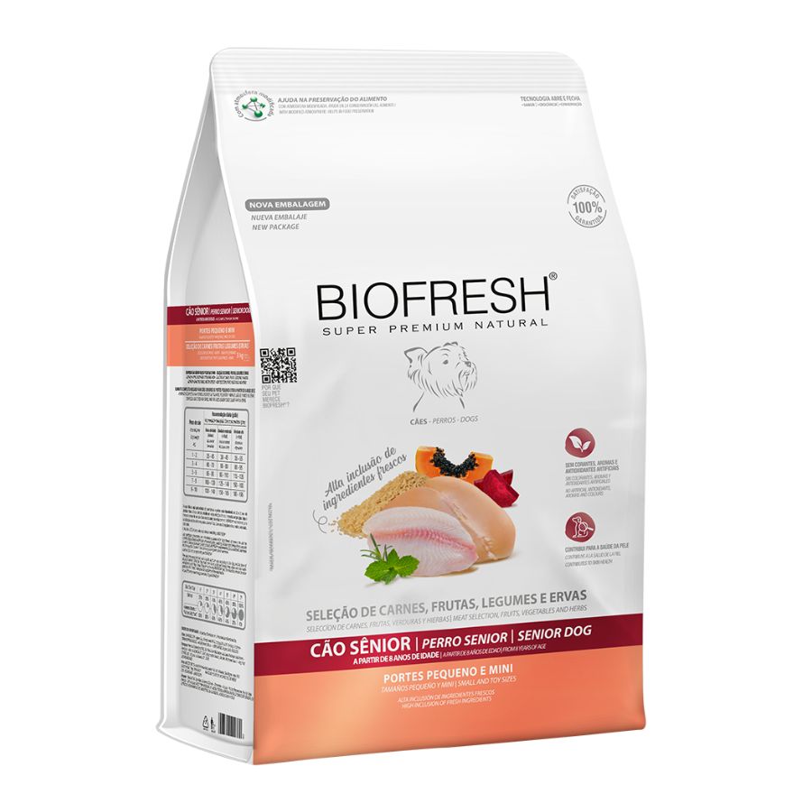 Biofresh super premium alimento seco para perros senior raza peq/min