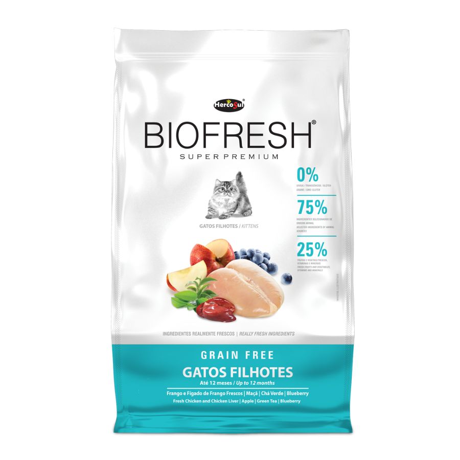 Biofresh super premium alimento seco para gatitos sabor pollo 1.5 KG