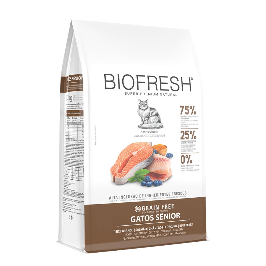 Biofresh super premium alimento seco para gatos senior sabor pescado 7.5 KG