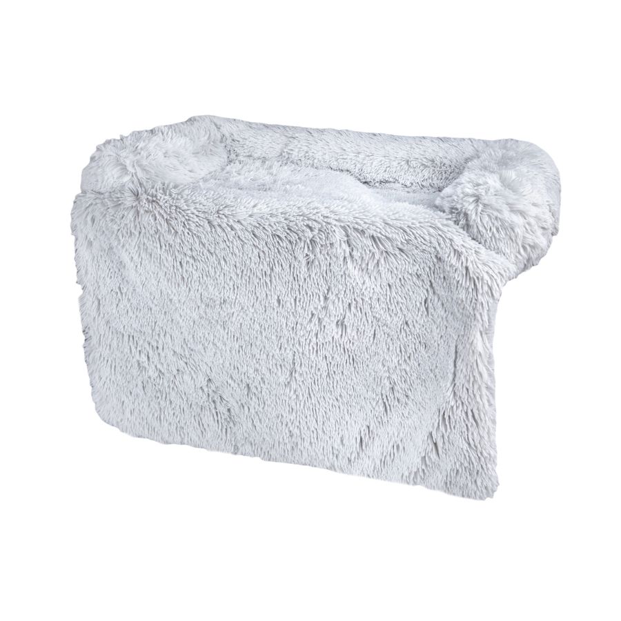 Leeby Cama Anti-Estres Forma De Sofa Para Perros Color Gris, , large image number null