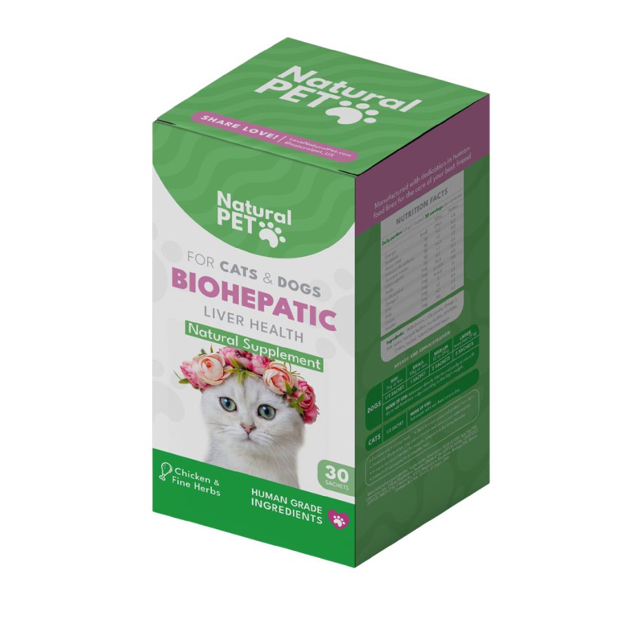 Biohepatic natural pet 30 sachets salud hep&aacute;tica para perros, , large image number null
