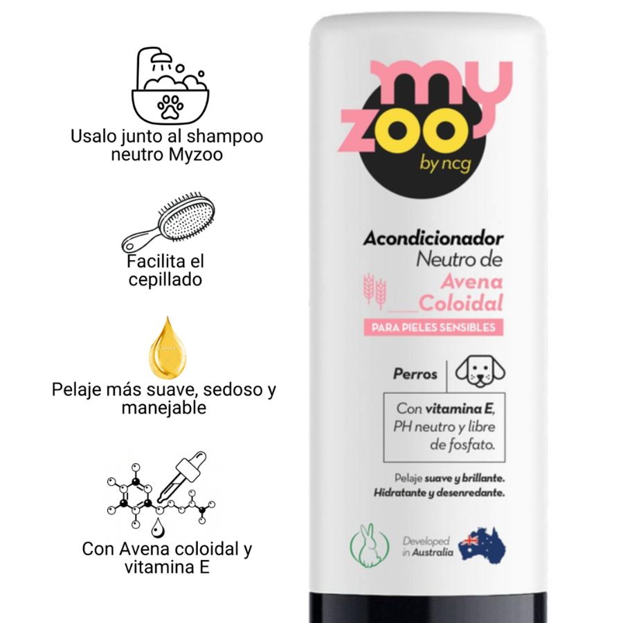 Myzoo acondicionador de avena coloidal para perro 420ML, , large image number null