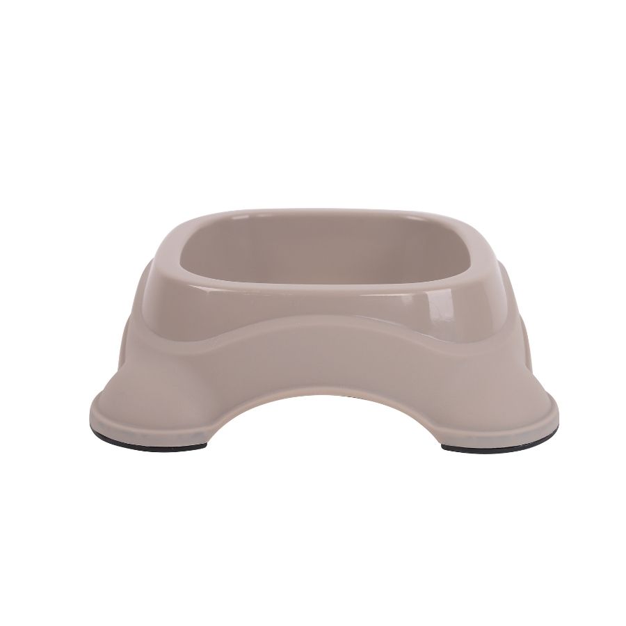 Leeby plato plastico color beige para perros, , large image number null