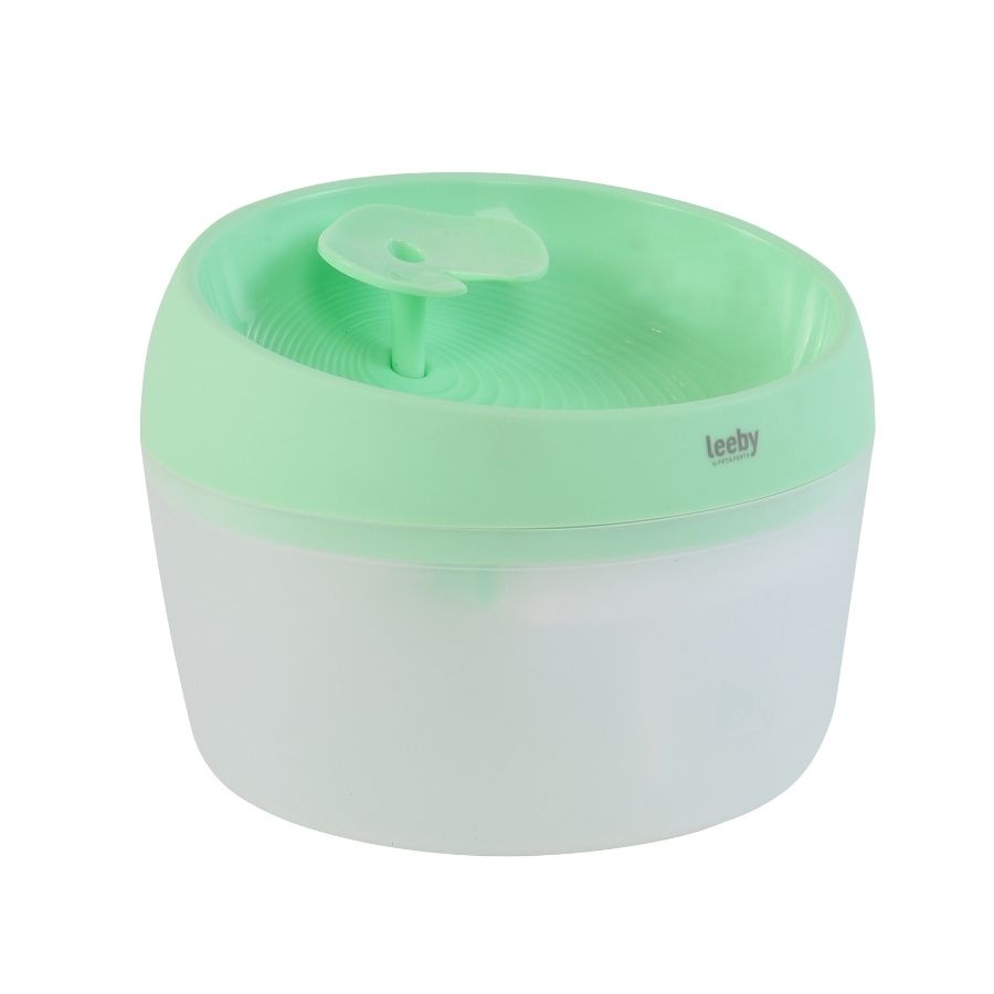 Leeby fuente de agua kimi para mascotas color verde 1.5L, , large image number null