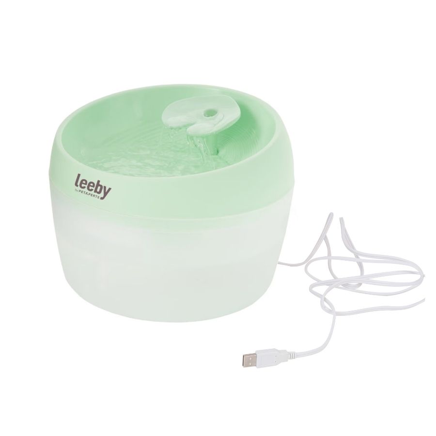 Leeby fuente de agua kimi para mascotas color verde 1.5L, , large image number null