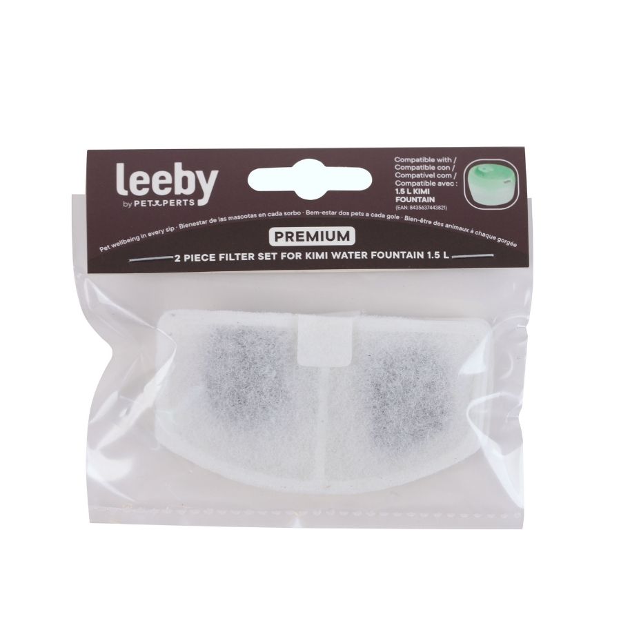 Leeby 2 piezas de filtro para fuente de agua 1.5L kimi, , large image number null