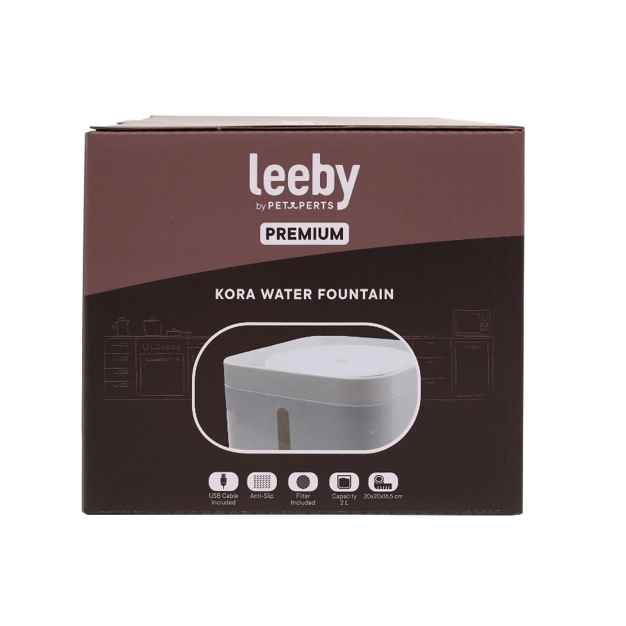 Leeby fuente de agua kora blanca 2L, , large image number null