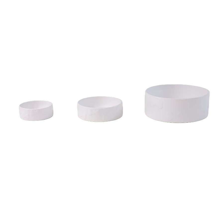 Leeby plato de ceramica color blanco, , large image number null