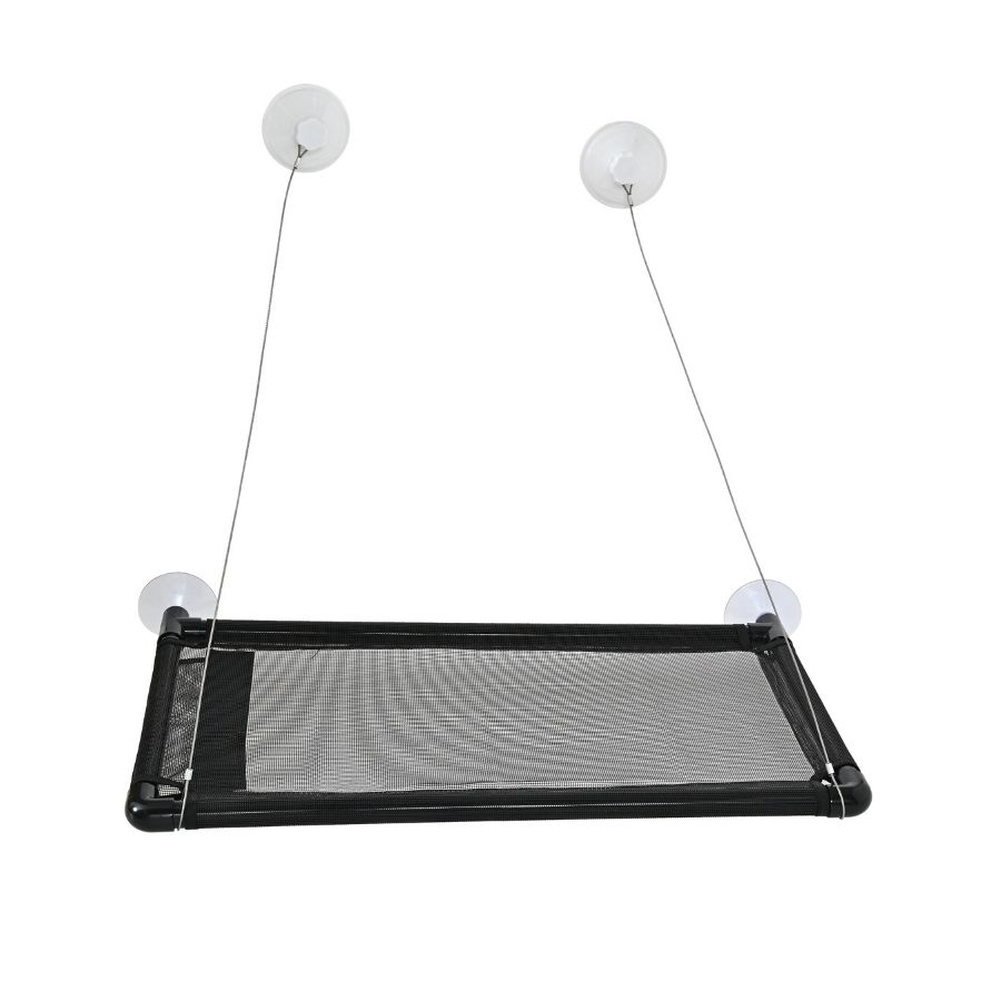 Leeby Cama Hamaca para ventana leeby en color negro para gatos, , large image number null