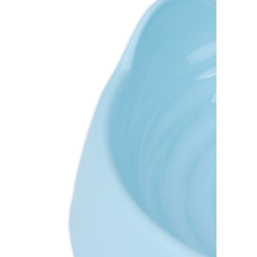 Leeby plato interactivo para gatos de plastico color celeste, , large image number null