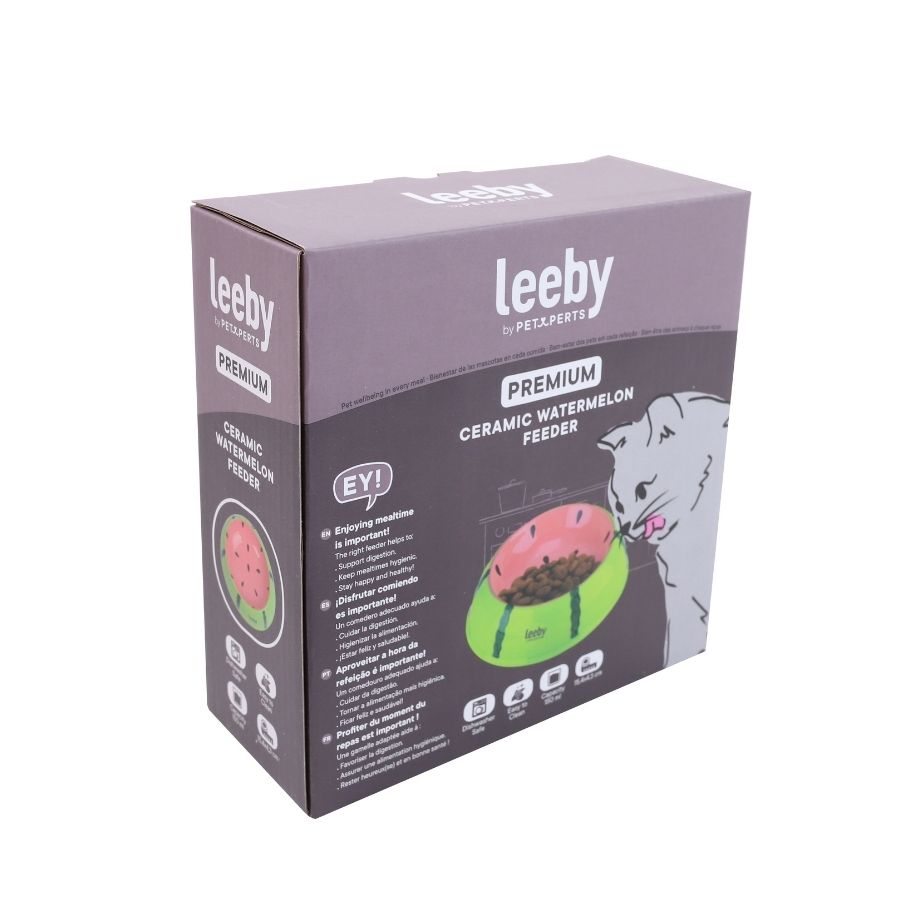 Leeby plato de ceramica para gatos 150ML, , large image number null
