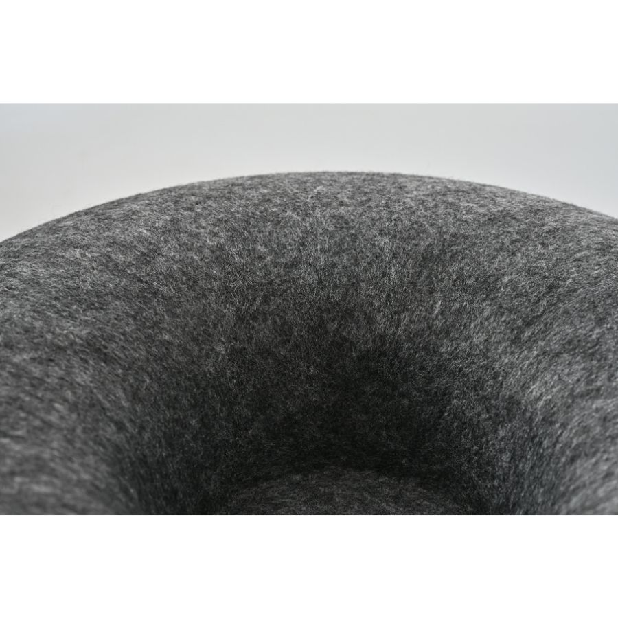Leeby Cama Forma Tunel Para Gatos Con Fieltro Gris, , large image number null