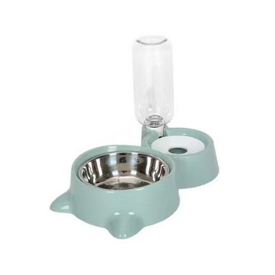Leeby dispensador de agua y comida 500ml para gatos color celeste, , large image number null