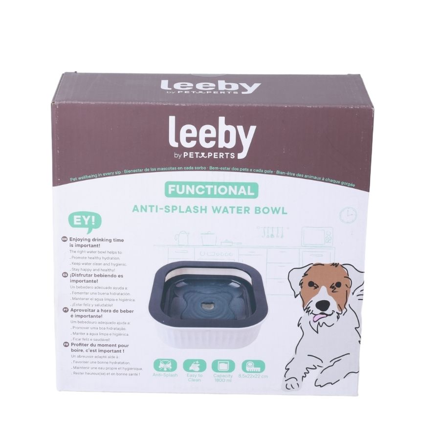Leeby dispensador de agua anti-splash para perros, , large image number null