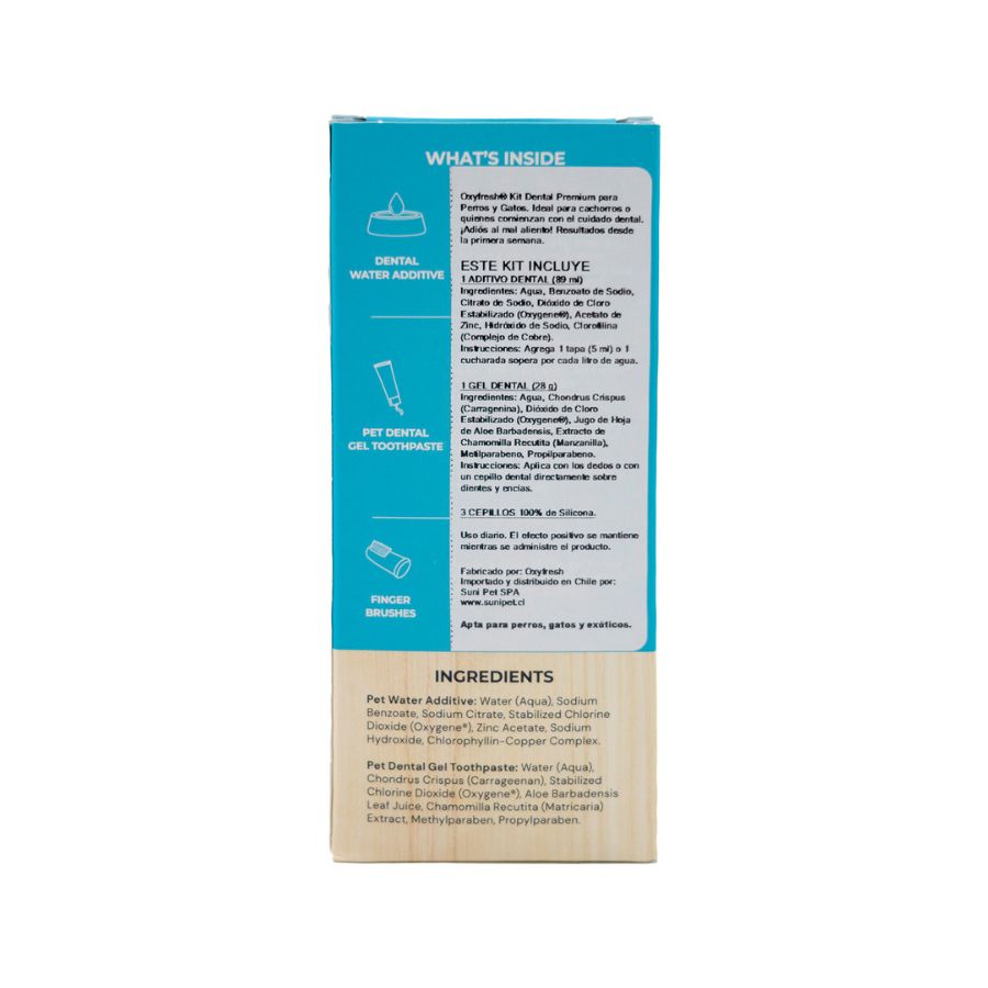 Oxyfresh kit dental para perros con cepillos 5piezas, , large image number null
