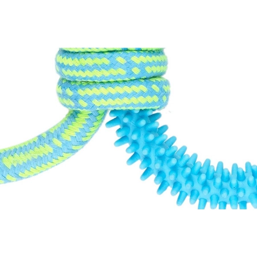 Tootoy! juguete cuerda de tres nudos con goma para perro, , large image number null