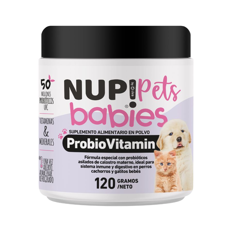 Nup!pets probiovitamin para cachorros y gatitos 120GR