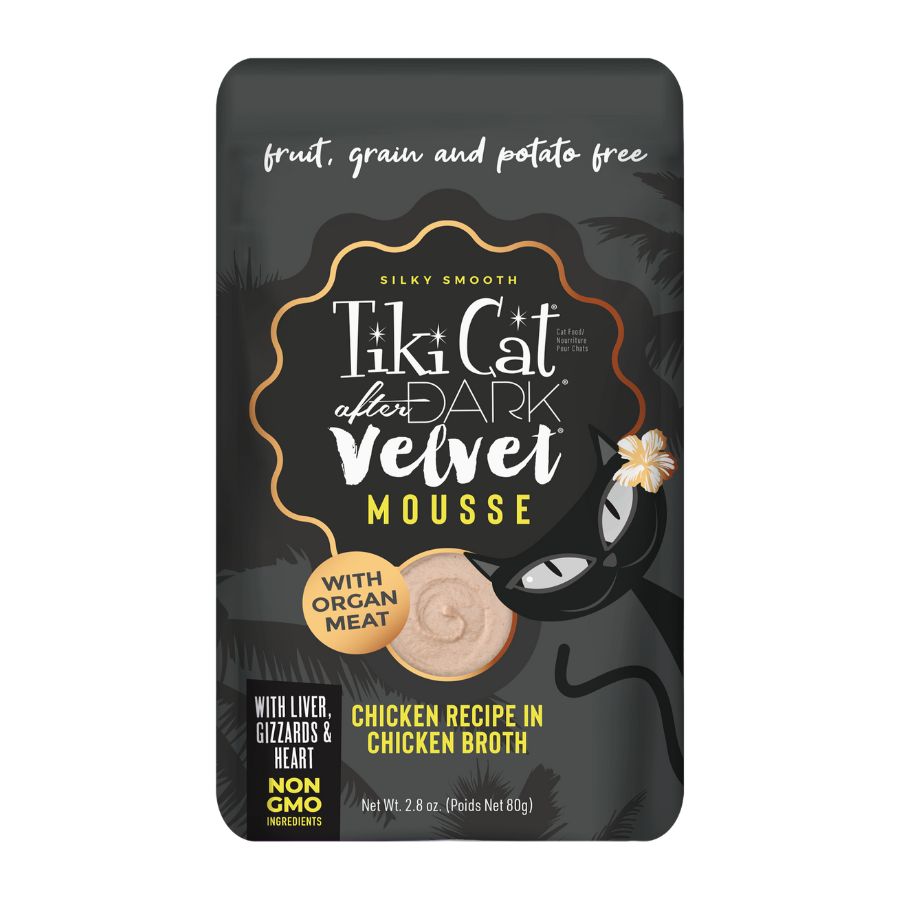 Tiki cat after dark velvet mousse pollo 80GR, , large image number null