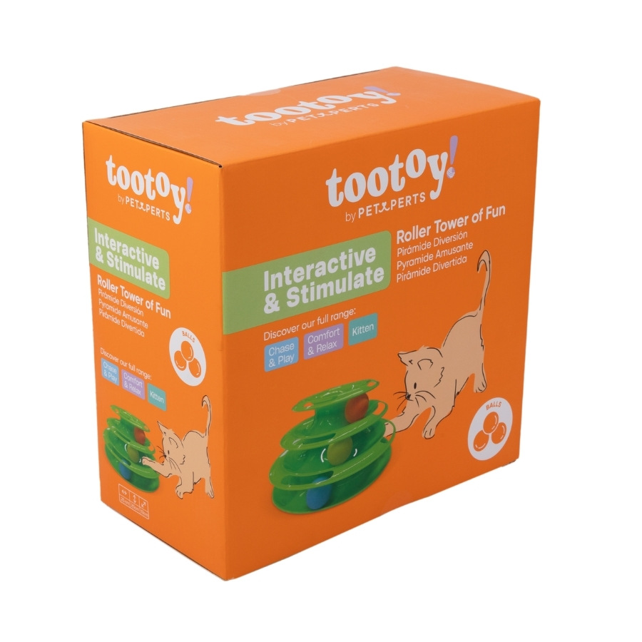 Tootoy! juguete torre interactiva para gato, , large image number null