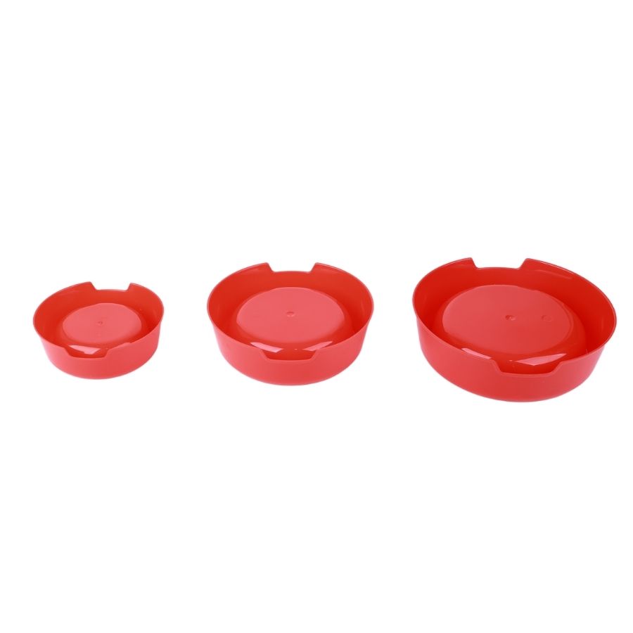 Leeby plato para mascotas color rojo plastico, , large image number null