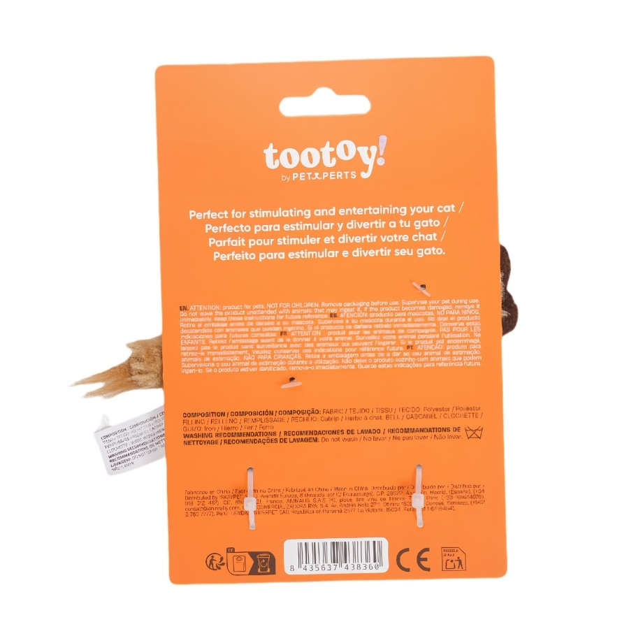 Tootoy! juguete rat&oacute;n interactivo nippy leo para gato, , large image number null
